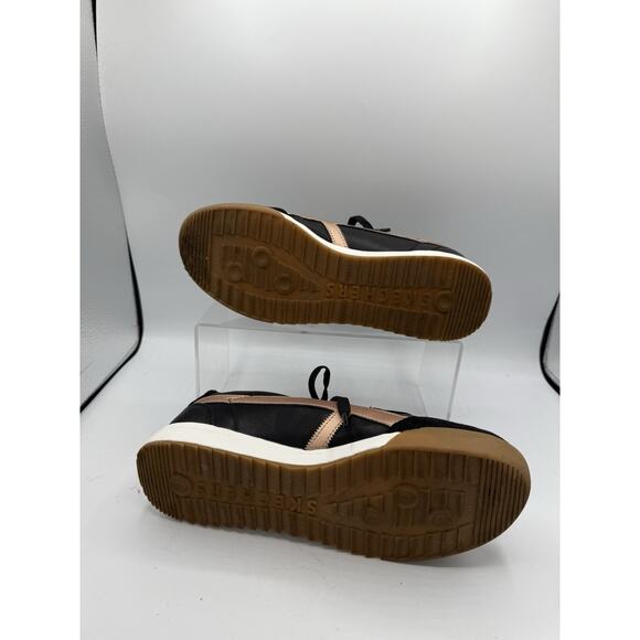 Skechers Zinger Metallic Black Rose Gold Sneakers Women’s Size 7.5 - Picture 3 of 7